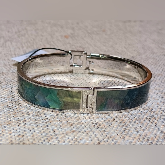 Chico's Click Lip Shell Bangle - Picture 2 of 4